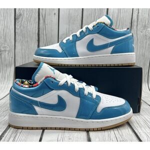 Size 6y - Nike Air Jordan 1 Low SE GS Barcelona DM0589 400